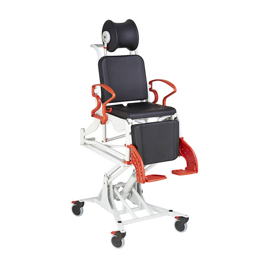 Rebotec Phoenix Multi - Tilt-in-Place and Pneumatic Lift Commode Shower Chair
