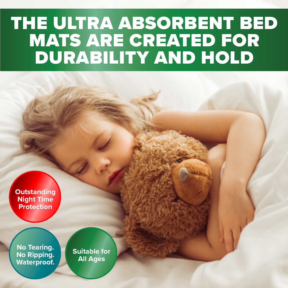 1st Care 120PCE Disposable Bed Mats Ultra Absorbent Waterproof 60 x 90cm