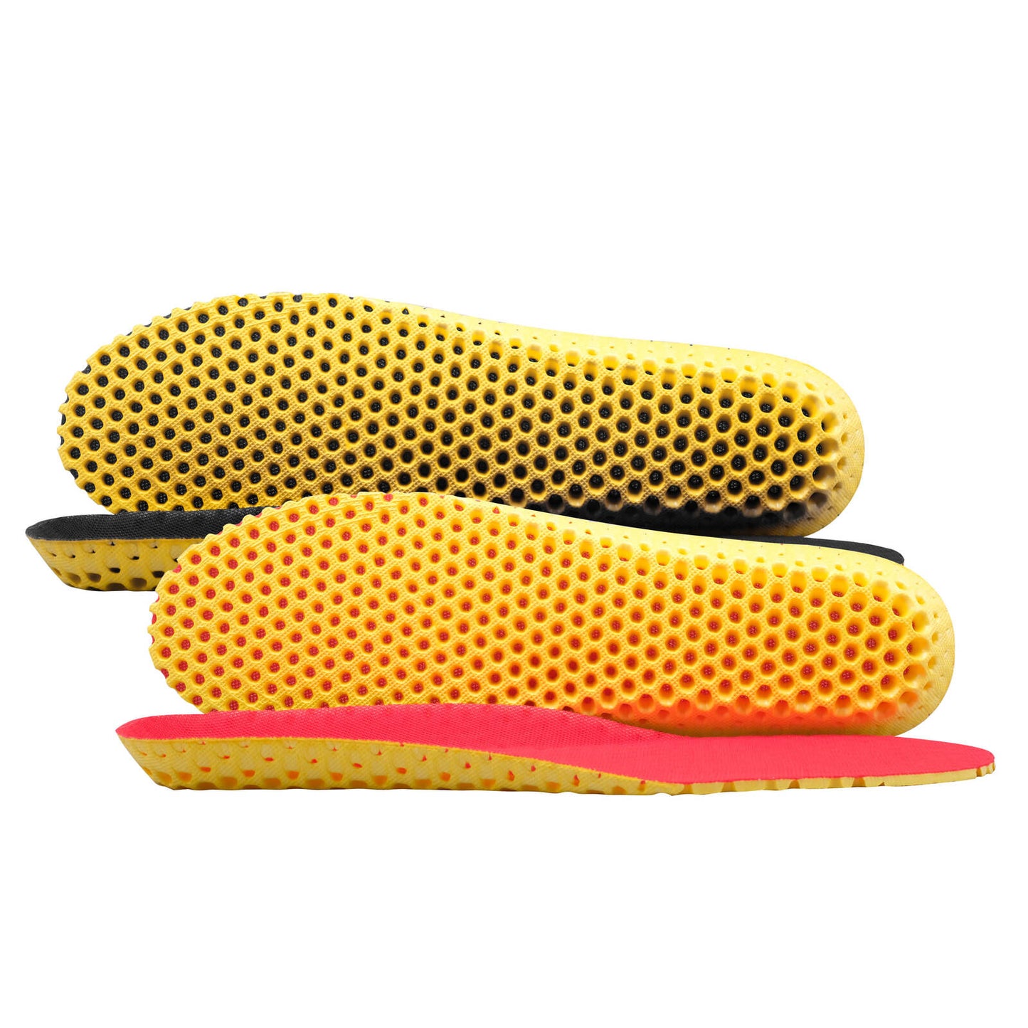 1st Care 12 Pairs Unisex Honeycomb Design Sport Insoles Maximum Support