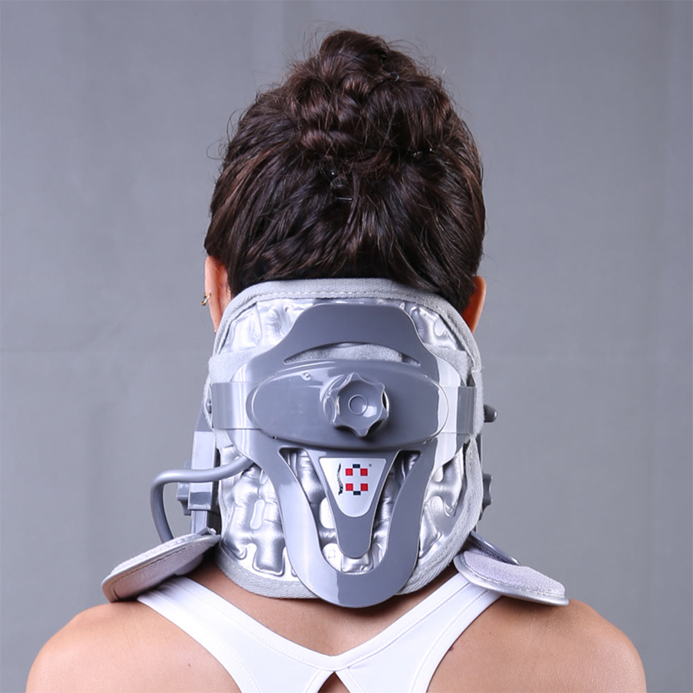 Adjustable Stretcher Spine Corrector Support Air Neck Cervical Traction Device