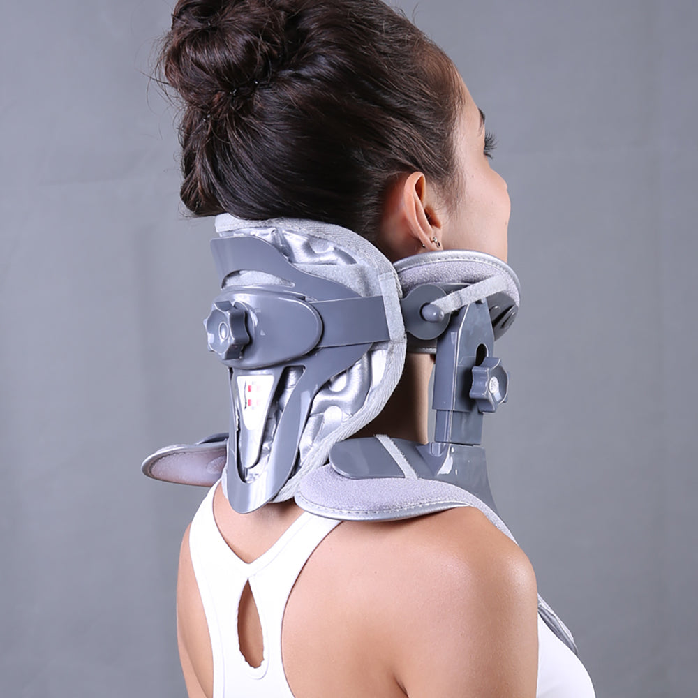 Adjustable Stretcher Spine Corrector Support Air Neck Cervical Traction Device