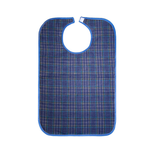 Adult Bib Clothes Protector - Blue