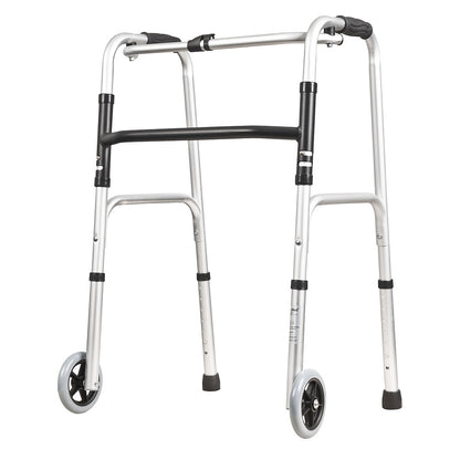 Deluxe Zimmer Frame, Folding - Walking Frame with Wheels