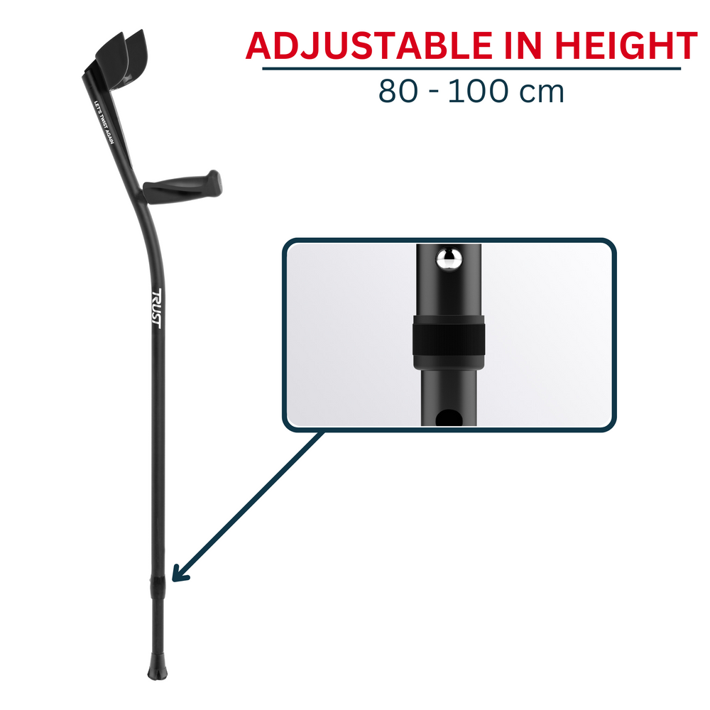 Let's Twist Again Ergonomic Crutches x 2