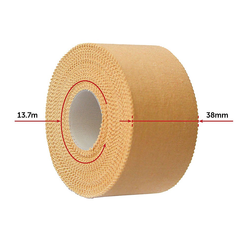 Premium Rigid Sports Strapping Tape - 3 Rolls of 38mm X 13.7M